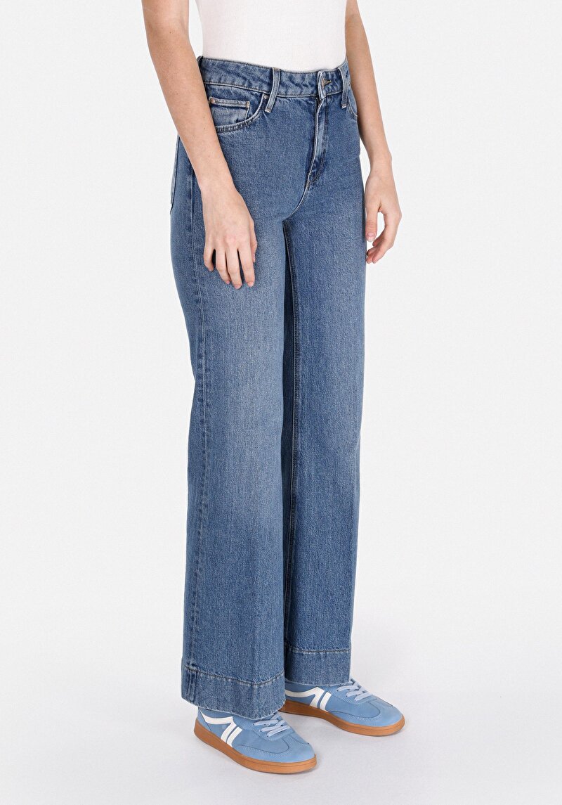 Зображення 793 Monica Джинси Жіночі Блакитні Класичного Крою Cl1074394