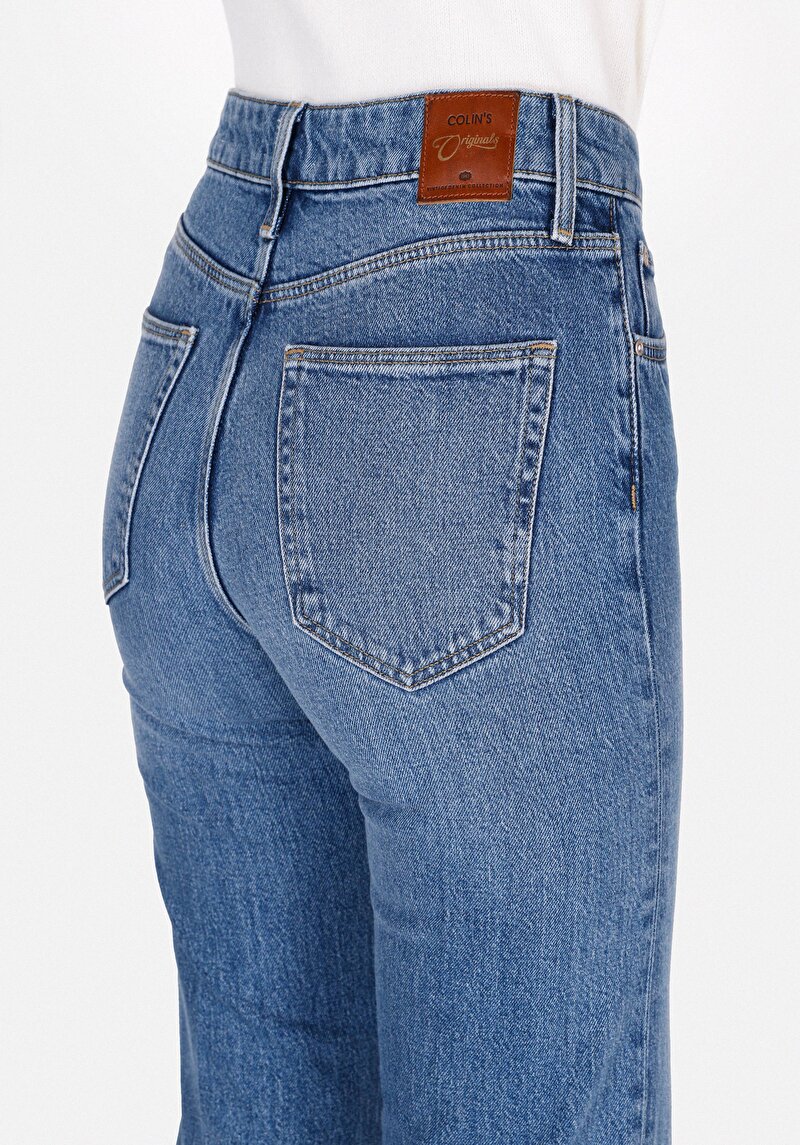 Показати інформацію про 793 Monica Джинси Жіночі Блакитні Класичного Крою Cl1074394