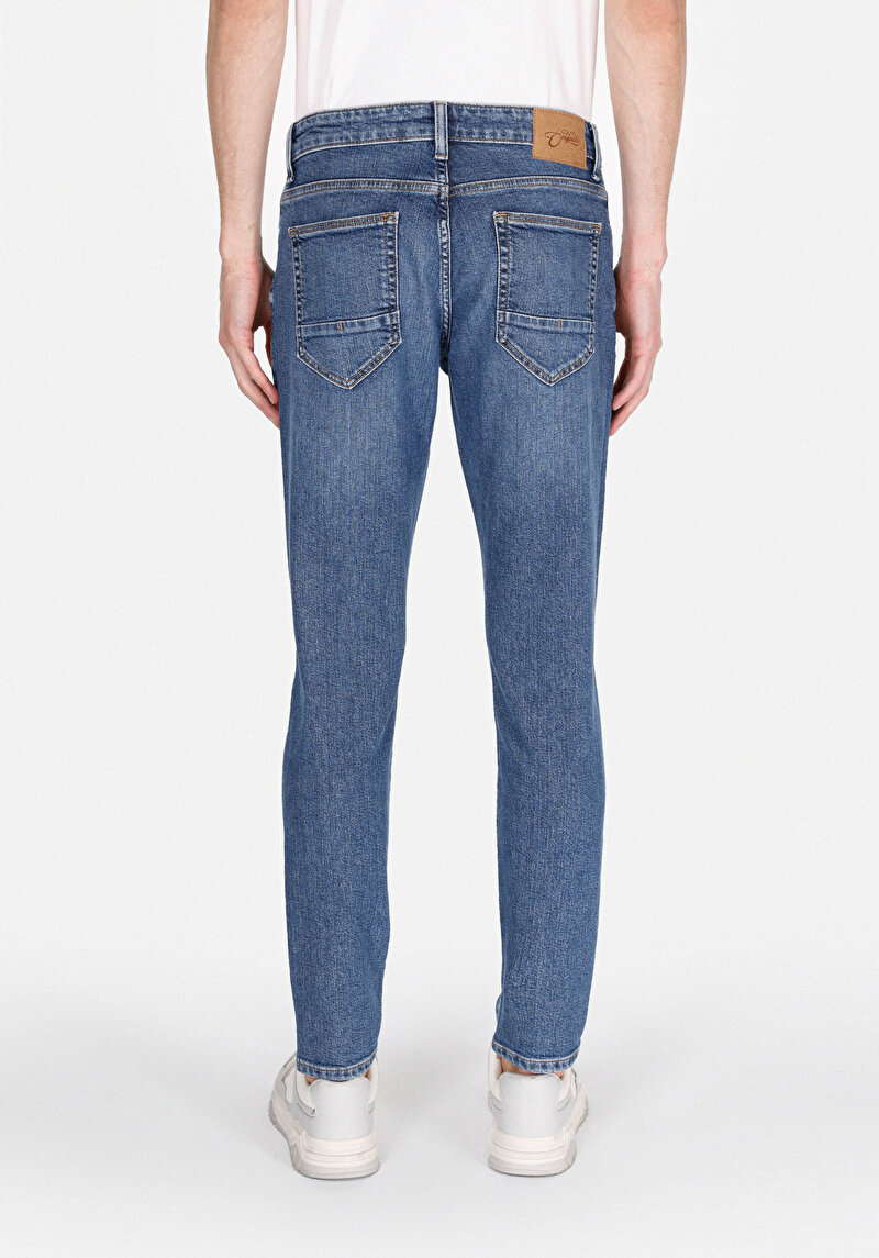 Зображення 041 Danny Джинси Чоловічі Блакитні Вузького Крою Cl1074605