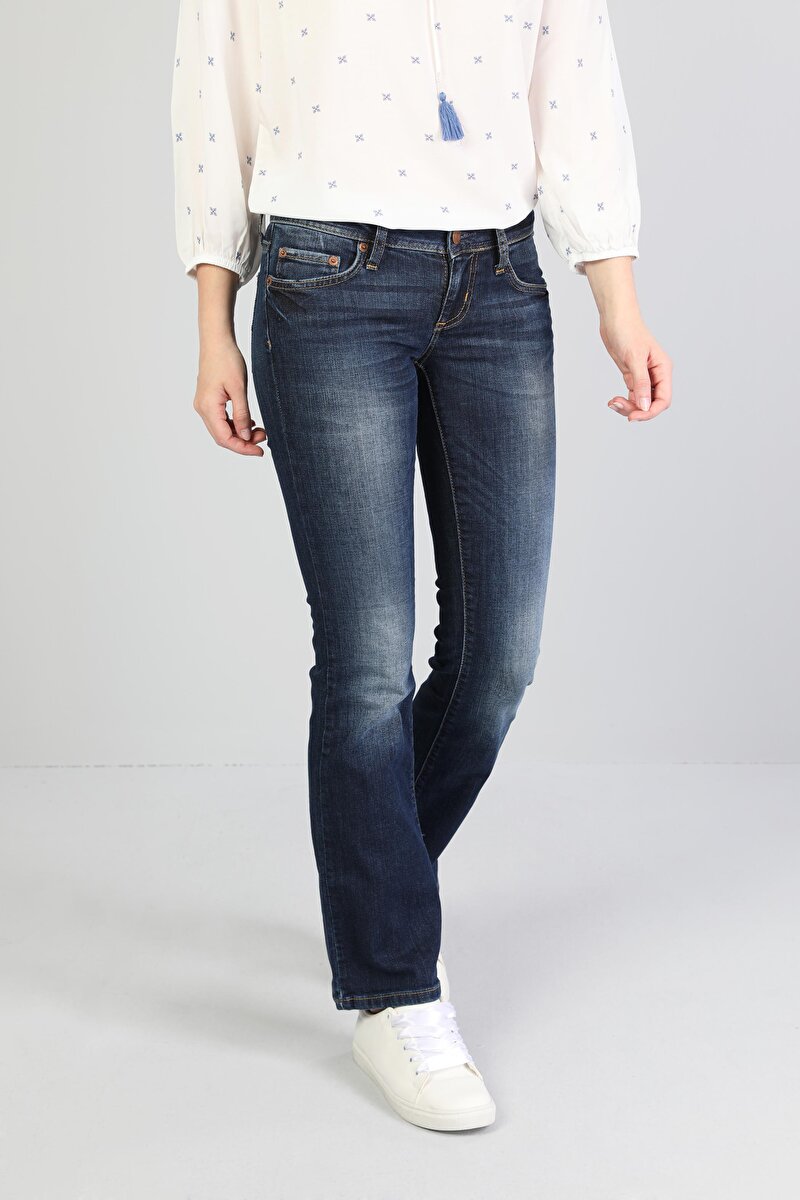 Зображення 741 Anya Джинси Жіночі Сині Вузького Крою Clbdewpnt0257870