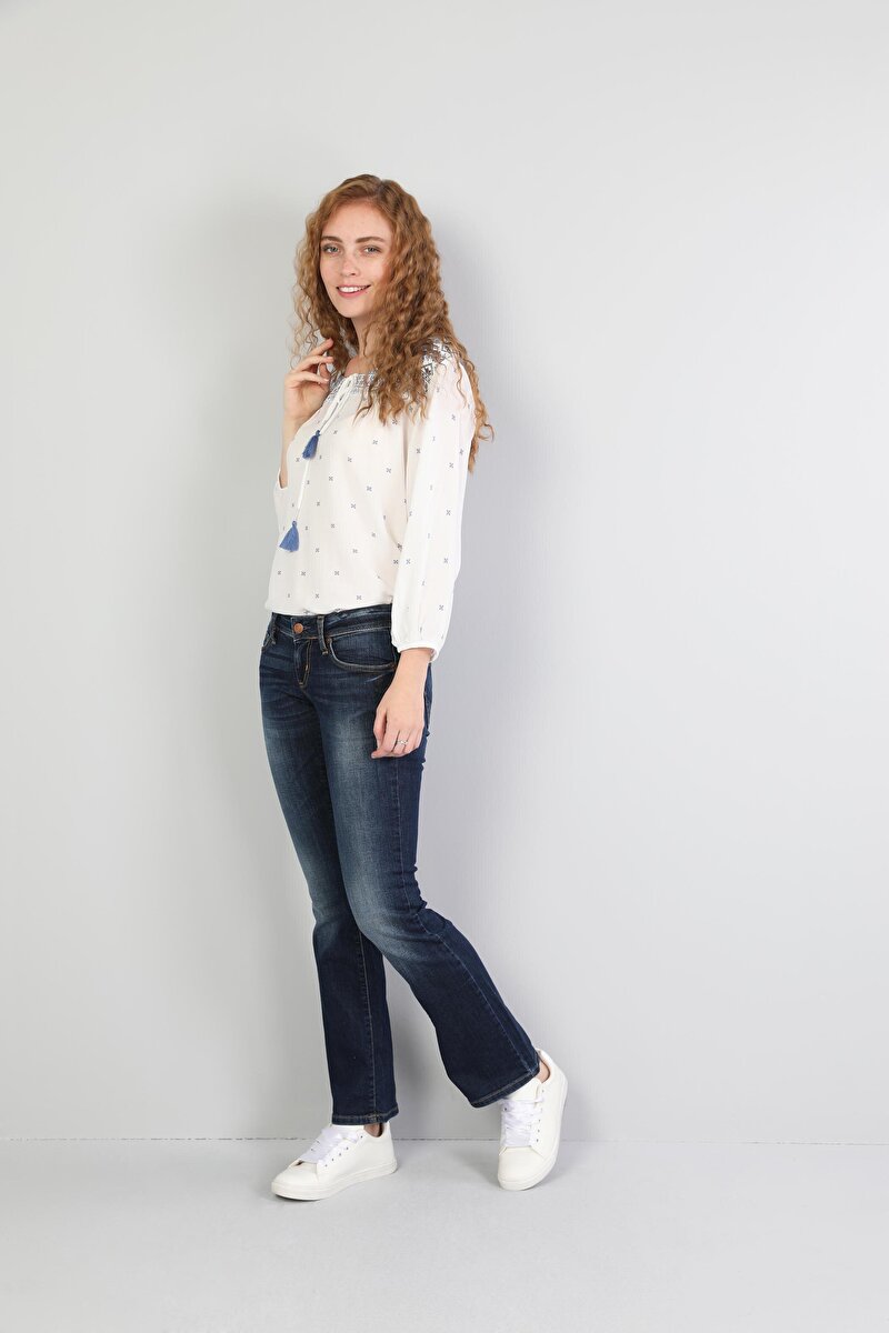 Зображення 741 Anya Джинси Жіночі Сині Вузького Крою Clbdewpnt0257870