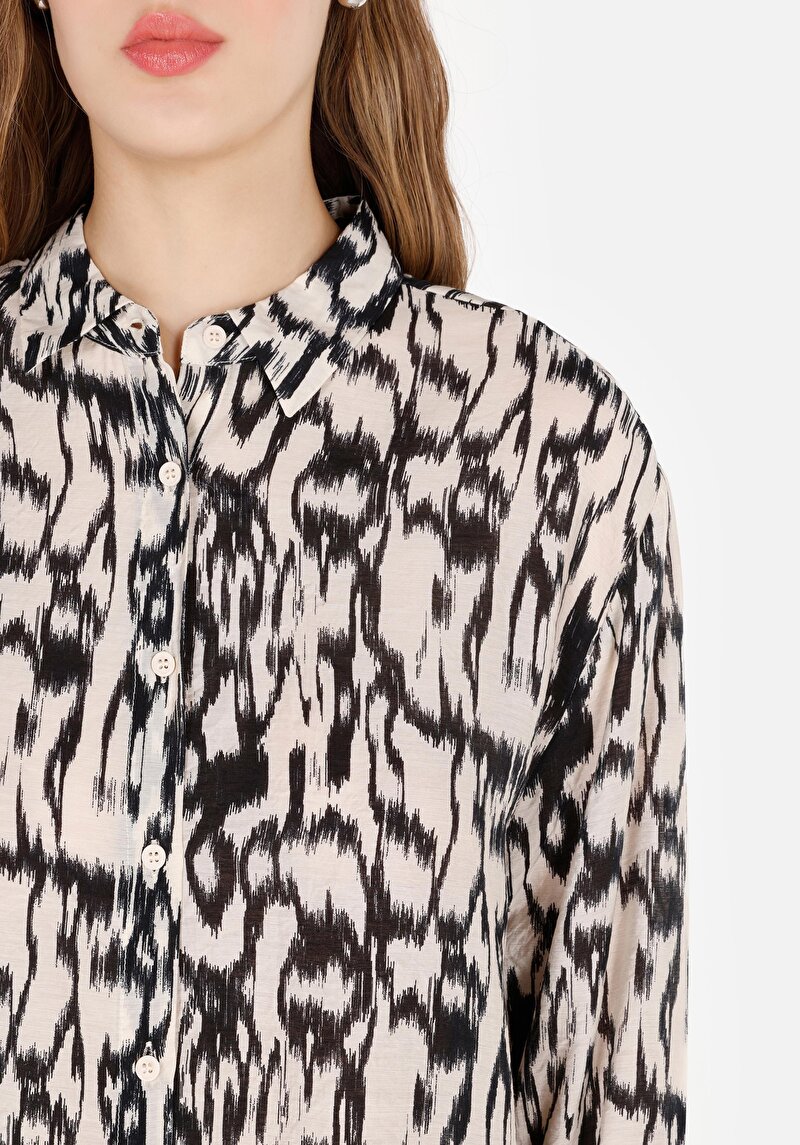 Показати інформацію про Сорочка З Довгим Рукавом Жіноча Бежева  Cl1070882