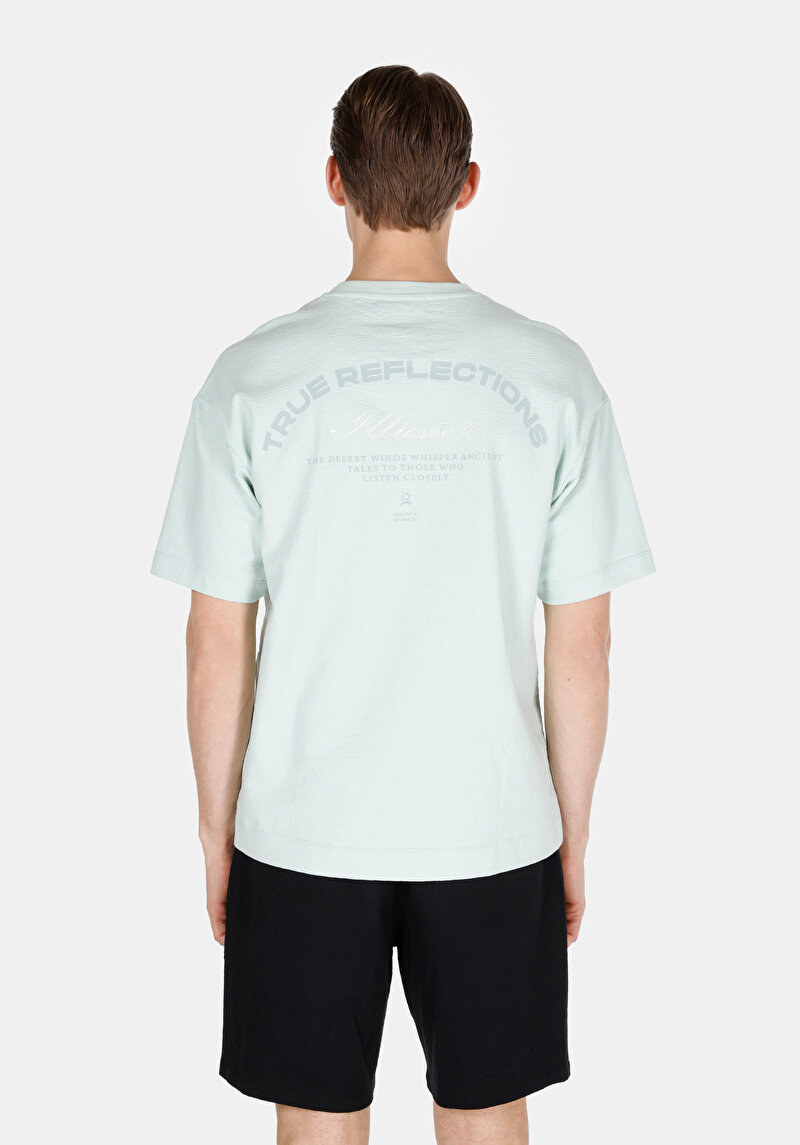 Показати інформацію про Футболка З Коротким Рукавом Чоловіча Зелена  Cl1074154