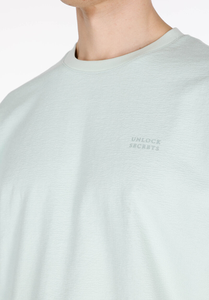 Показати інформацію про Футболка З Коротким Рукавом Чоловіча Зелена  Cl1074154