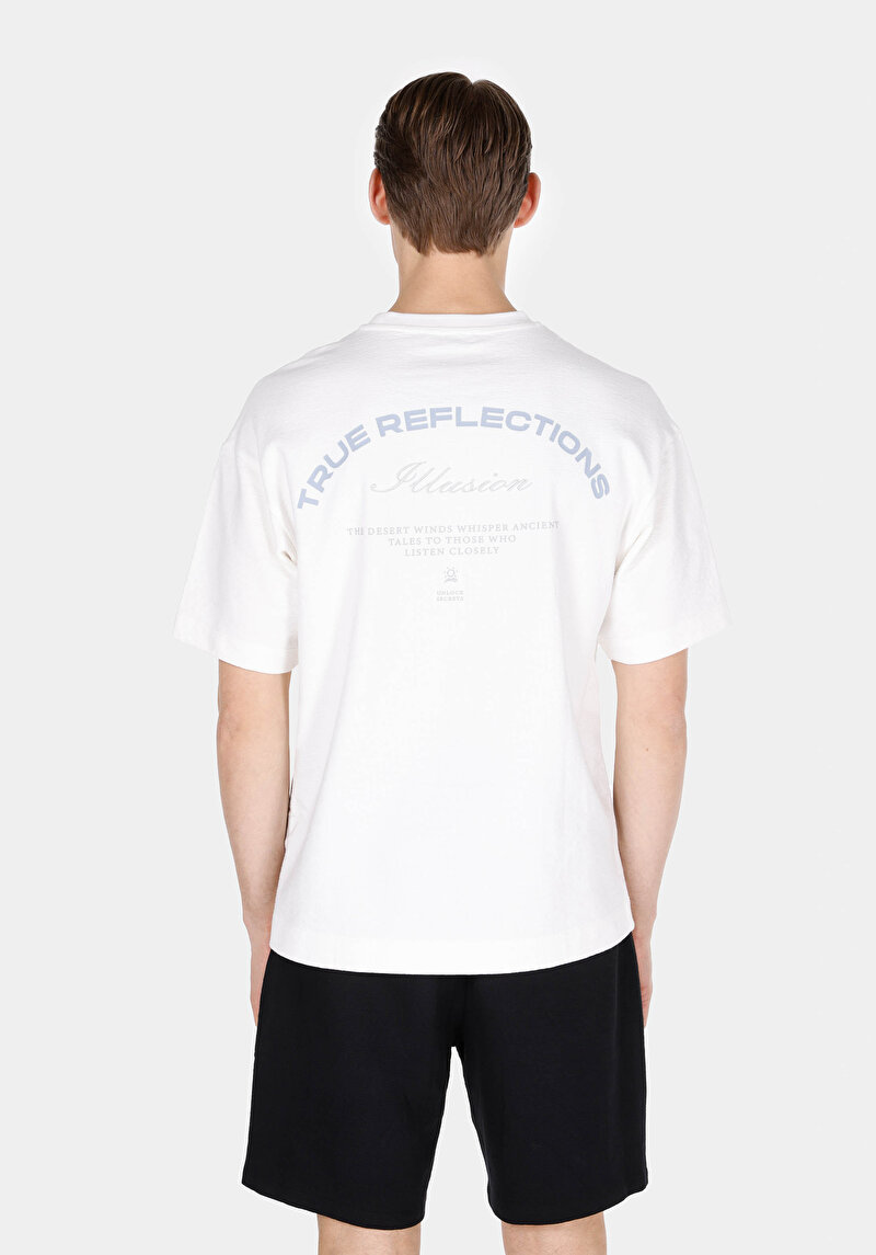 Показати інформацію про Футболка З Коротким Рукавом Чоловіча Біла  Cl1074154