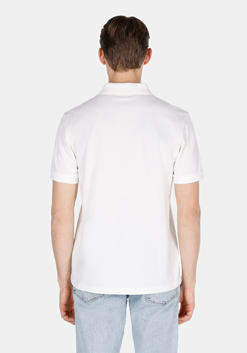 Показати інформацію про Поло З Коротким Рукавом Чоловіче Біле  Cl1073741