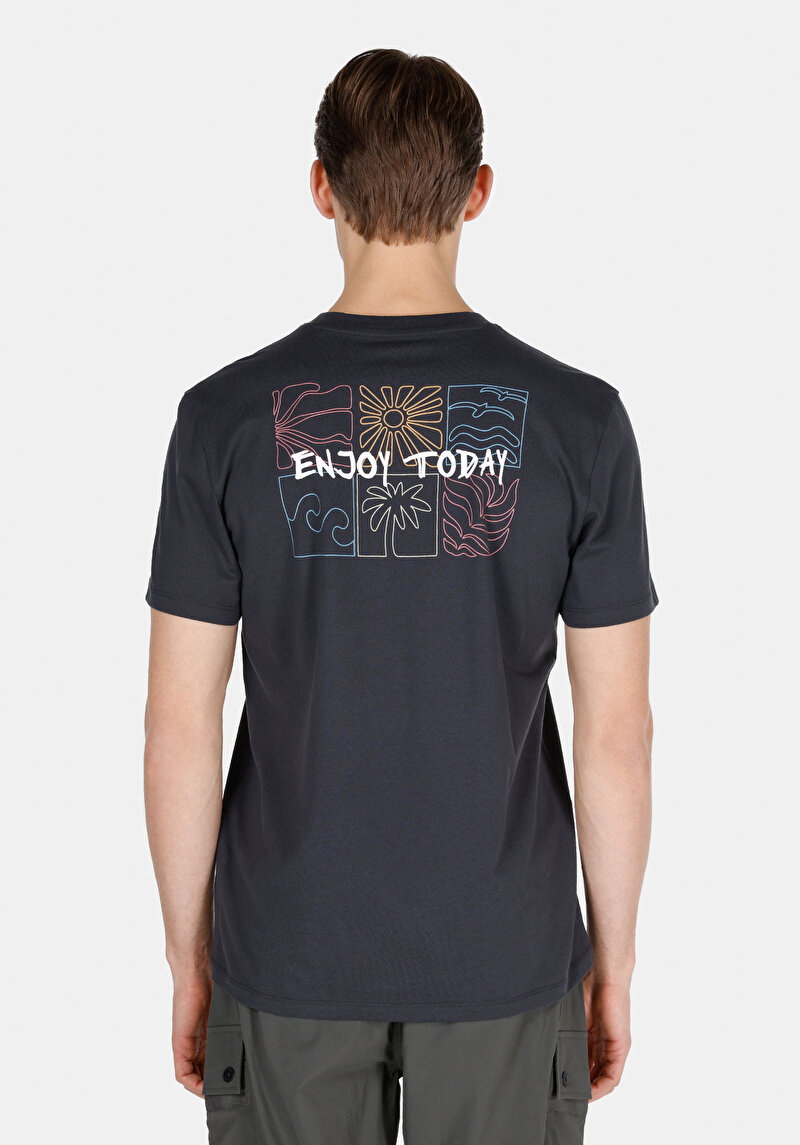 Показати інформацію про Футболка З Коротким Рукавом Чоловіча Сіра  Cl1074050