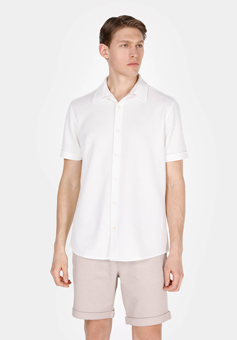 Зображення Сорочка З Коротким Рукавом Чоловіча Біла  Cl1074492