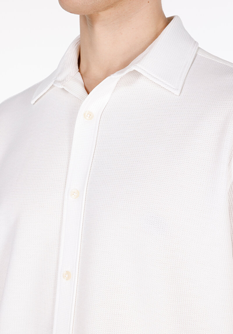 Показати інформацію про Сорочка З Коротким Рукавом Чоловіча Біла  Cl1074492