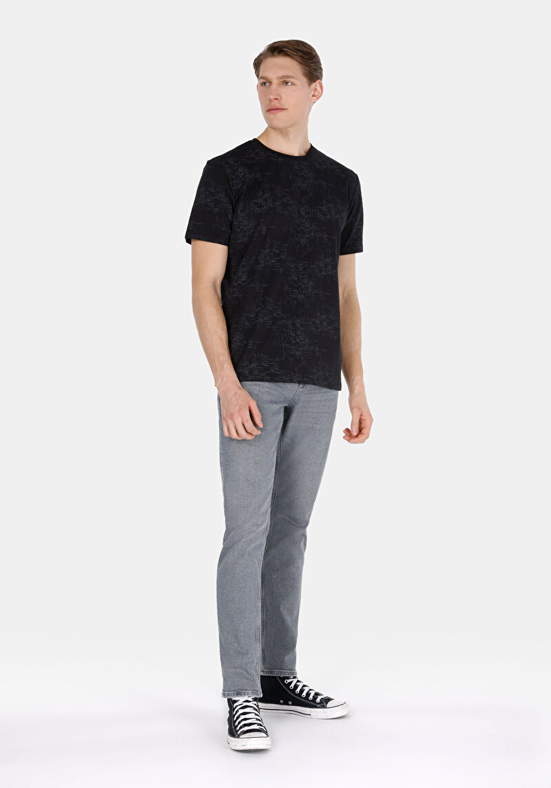 Зображення 044 Karl Джинси Чоловічі Блакитні Прямого Крою Cl1074733