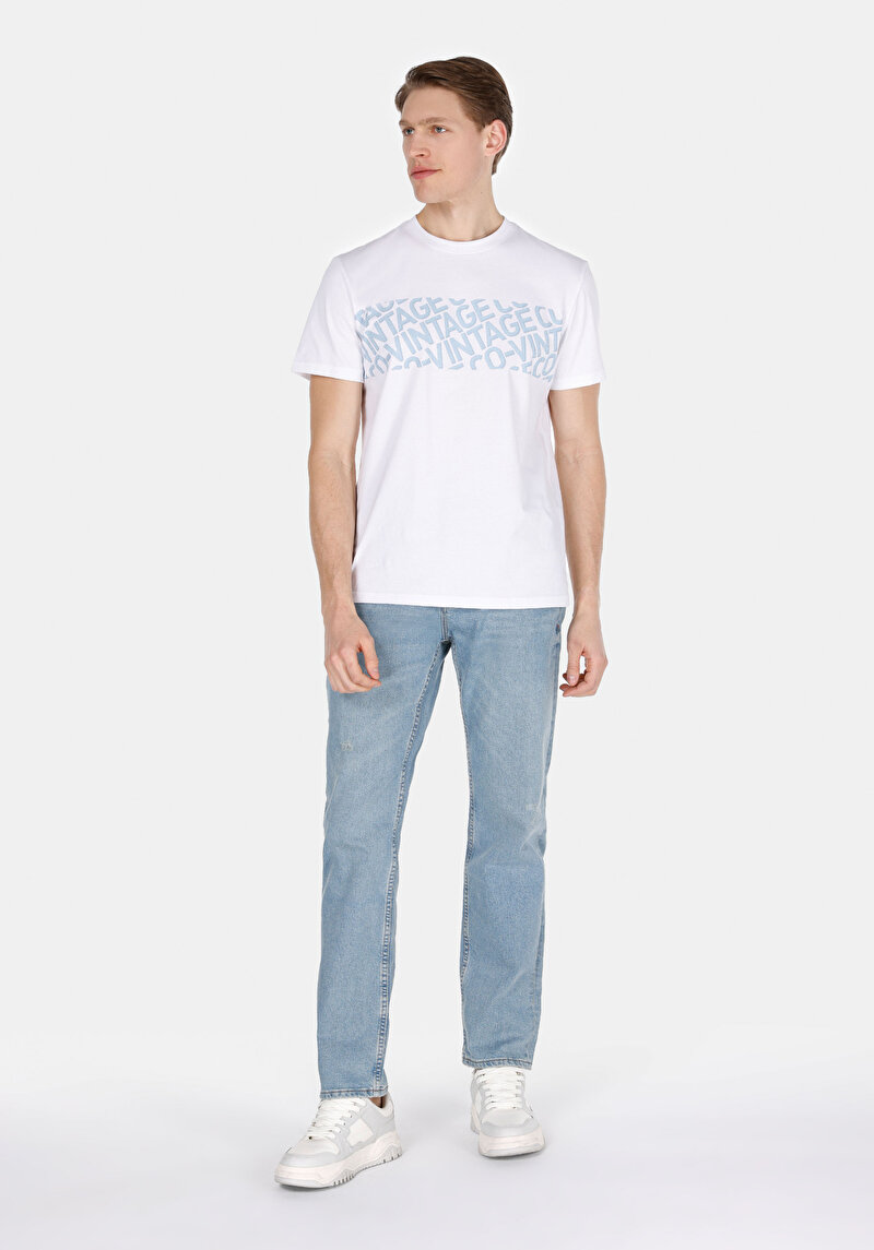 Зображення 045 David Джинси Чоловічі Блакитні Класичного Крою Cl1074749