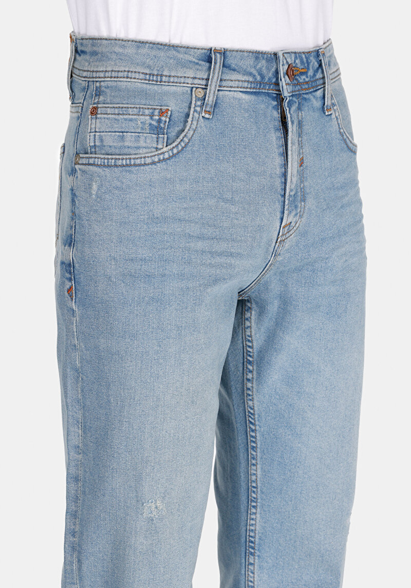 Показати інформацію про 045 David Джинси Чоловічі Блакитні Класичного Крою Cl1074749