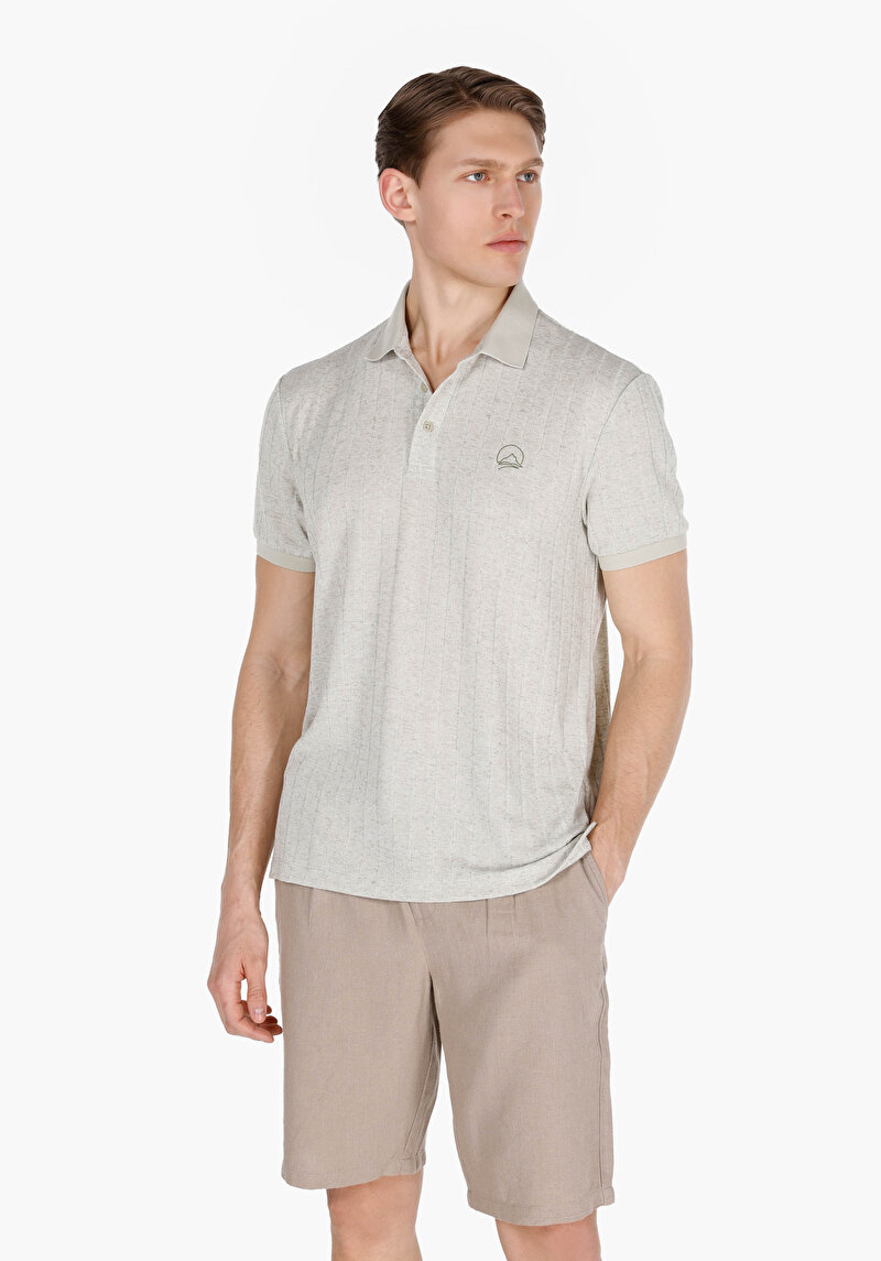 Зображення Поло З Коротким Рукавом Чоловіче Зелене  Cl1074812