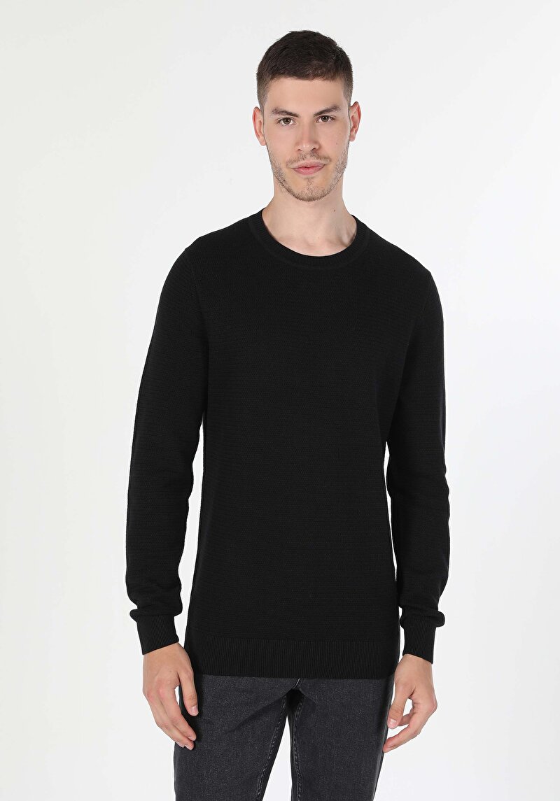 Показати інформацію про Светр Чоловічий Чорний  Cl1046786