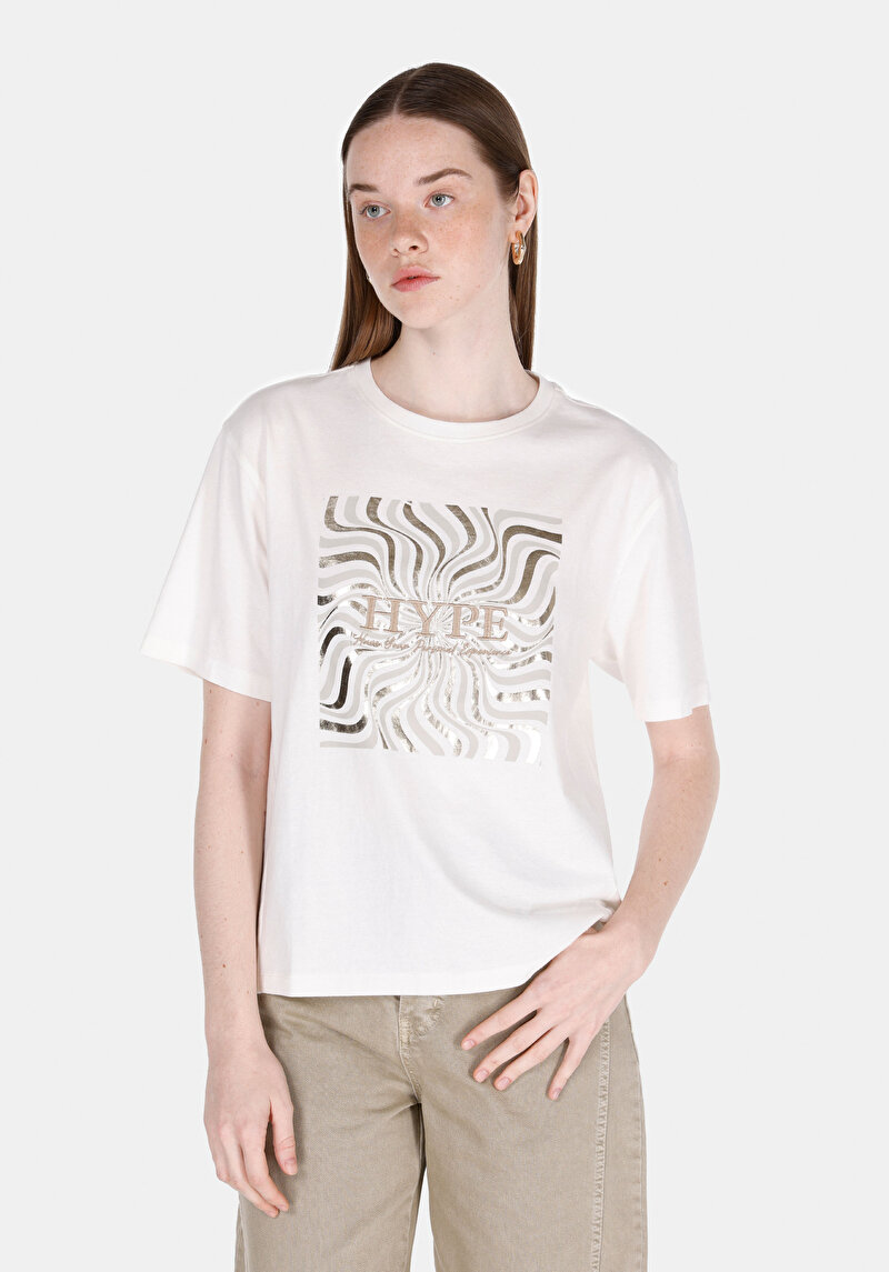 Зображення Футболка З Коротким Рукавом Жіноча Біла  Cl1074604