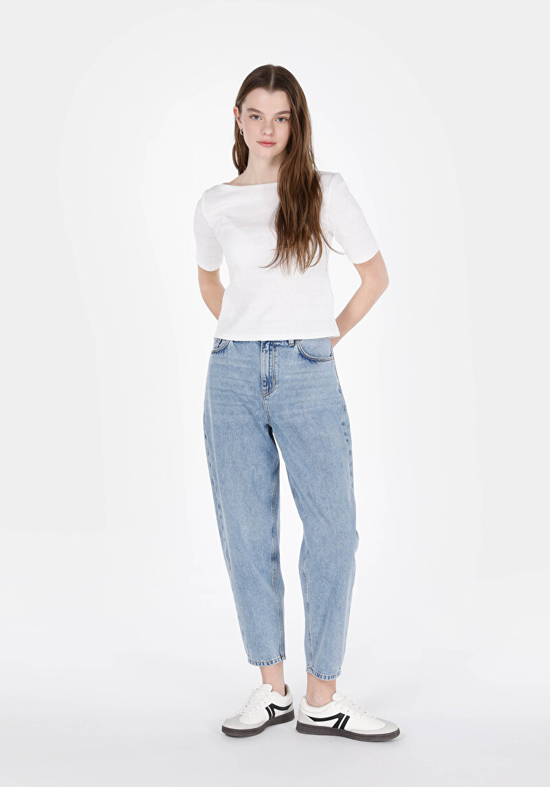 Показати інформацію про Блуза З Коротким Рукавом Жіночий Біла  Cl1073542