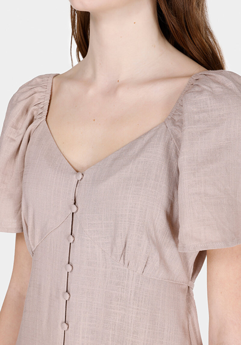 Показати інформацію про Сукня Жіноча Бежева  Cl1073799