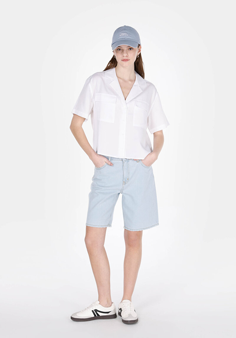 Зображення Шорти Жіночі Блакитні  Cl1073894