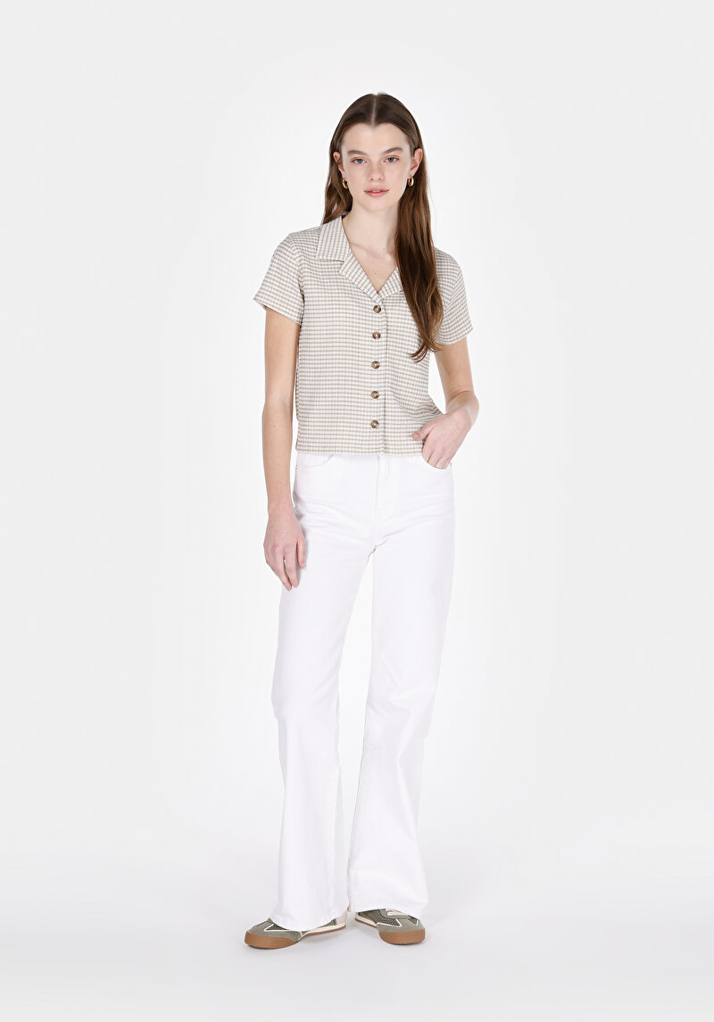 Показати інформацію про Сорочка З Коротким Рукавом Жіноча Зелена  Cl1074376