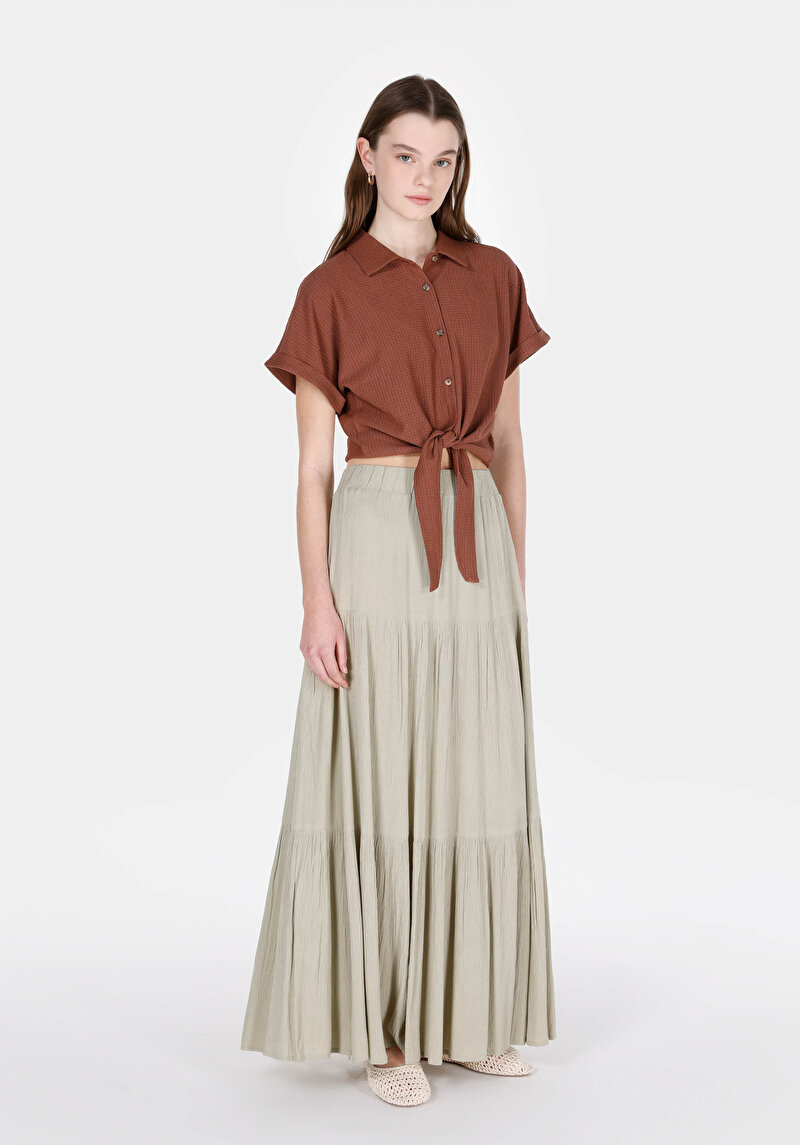 Зображення Спідниця Жіноча Зелена Cl1074672