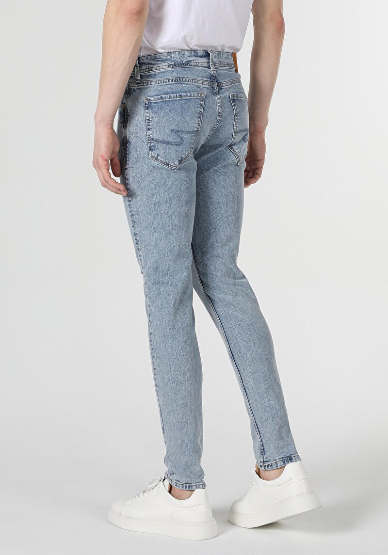 Зображення 041 Danny Джинси Чоловічі Блакитні Вузького Крою Cl1059183