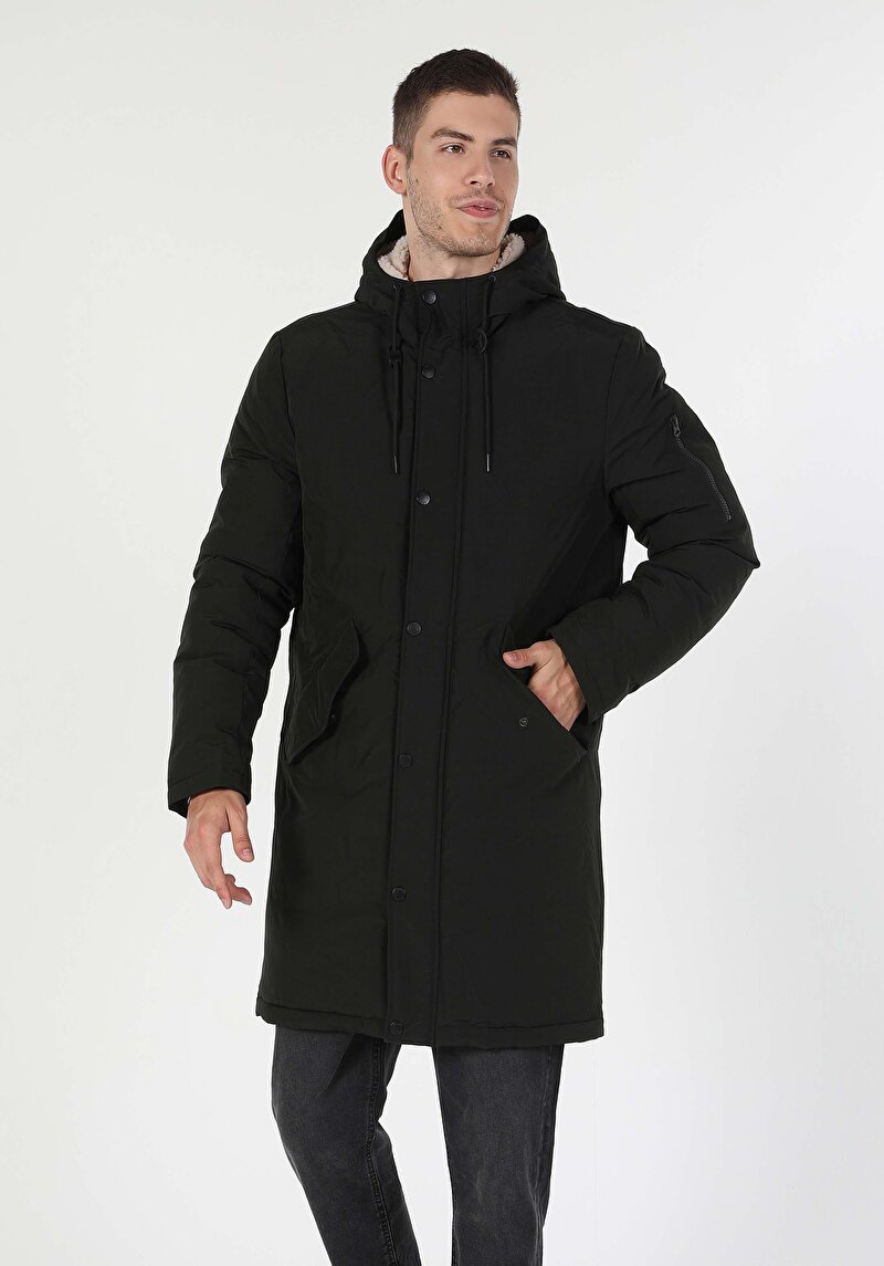 Показати інформацію про Пальто Чоловіче Зелене  Cl1055715