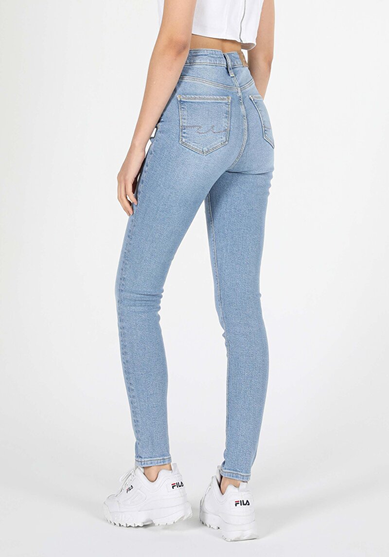 Зображення 760 Diana Джинси Жіночі Блакитні Супер Вузького Крою Cl1059283