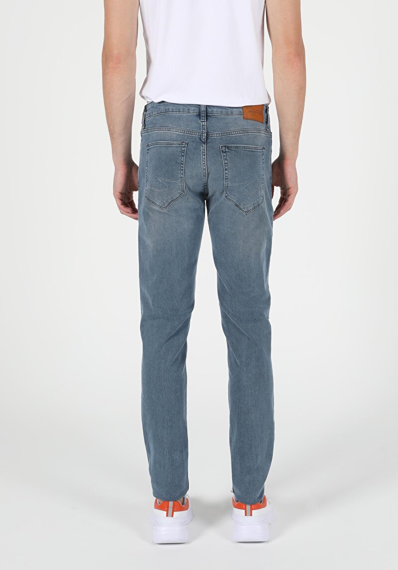 Зображення 041 Danny Джинси Чоловічі Блакитні Вузького Крою Cl1050248