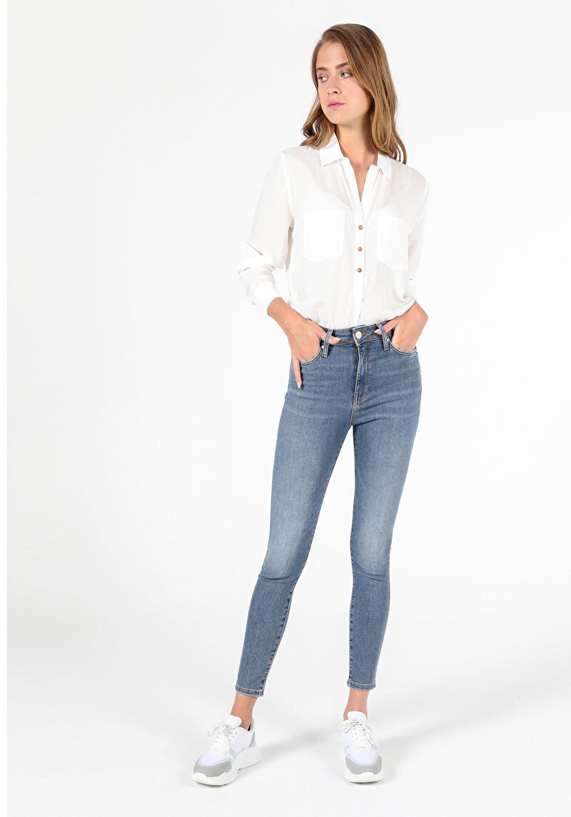 Показати інформацію про 760 Diana Джинси Жіночі  Супер Вузького Крою Cl1050253