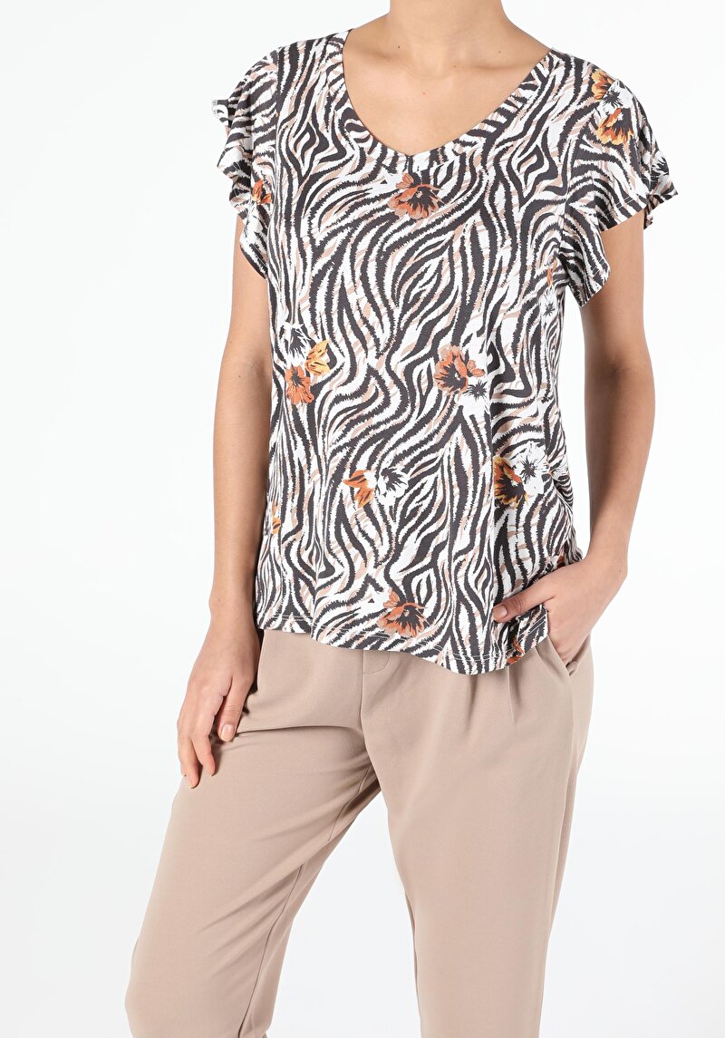 Показати інформацію про Футболка З Коротким Рукавом Жіноча Мультіколор  Cl1050338