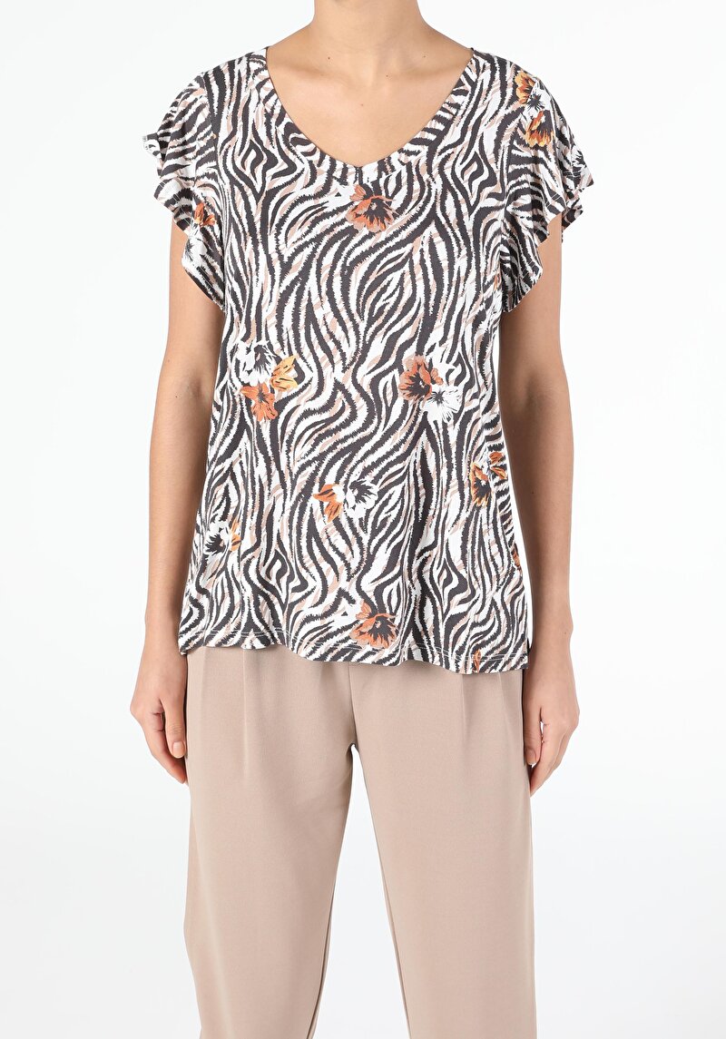 Показати інформацію про Футболка З Коротким Рукавом Жіноча Мультіколор  Cl1050338