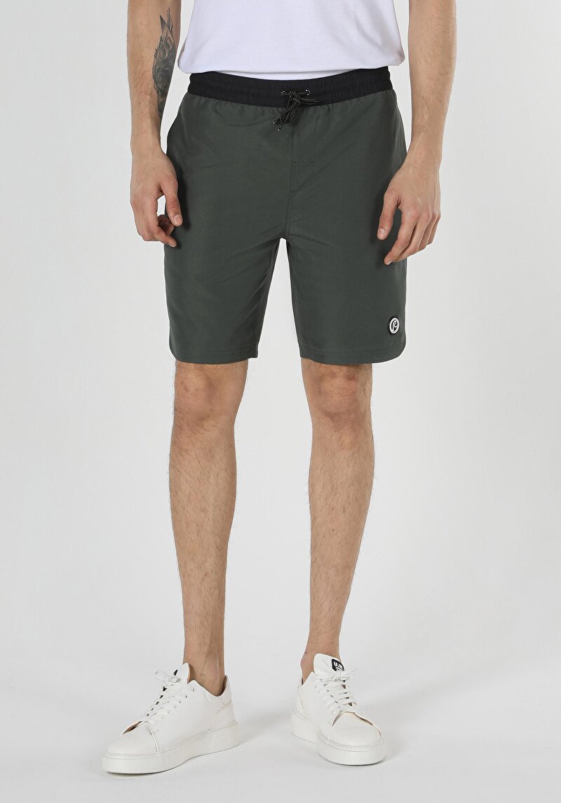 Показати інформацію про Шорти Пляжні Чоловічі Зелені  Cl1059363