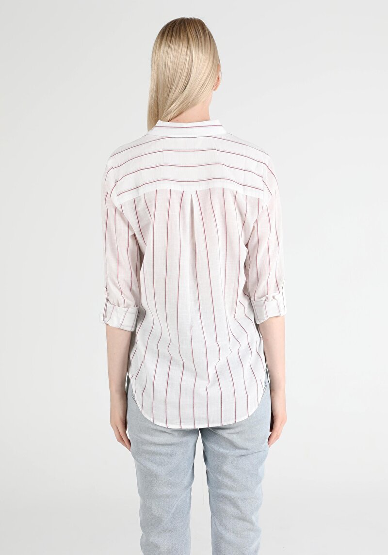 Показати інформацію про Сорочка З Довгим Рукавом Жіноча Біла Класичного Крою Cl1050681