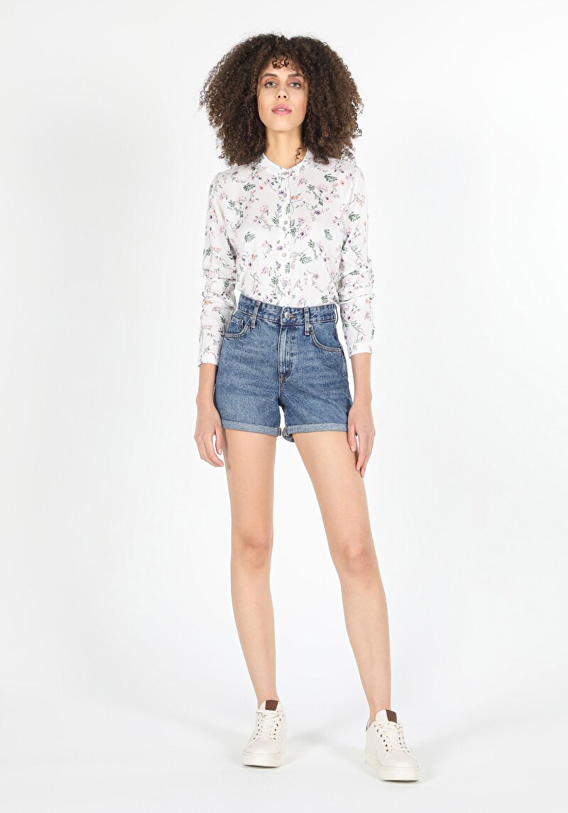 Показати інформацію про Шорти Жіночі Блакитні  Cl1059380