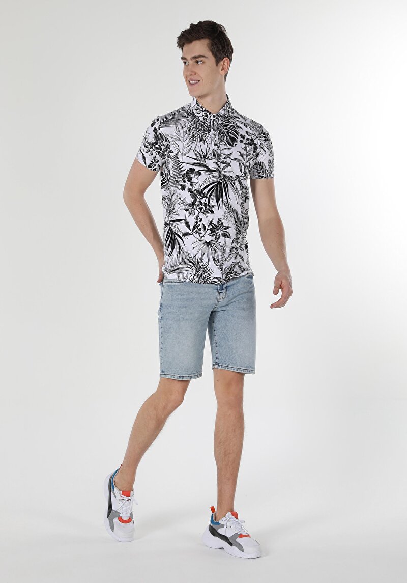 Показати інформацію про Поло З Коротким Рукавом Чоловіче Біле  Cl1059423