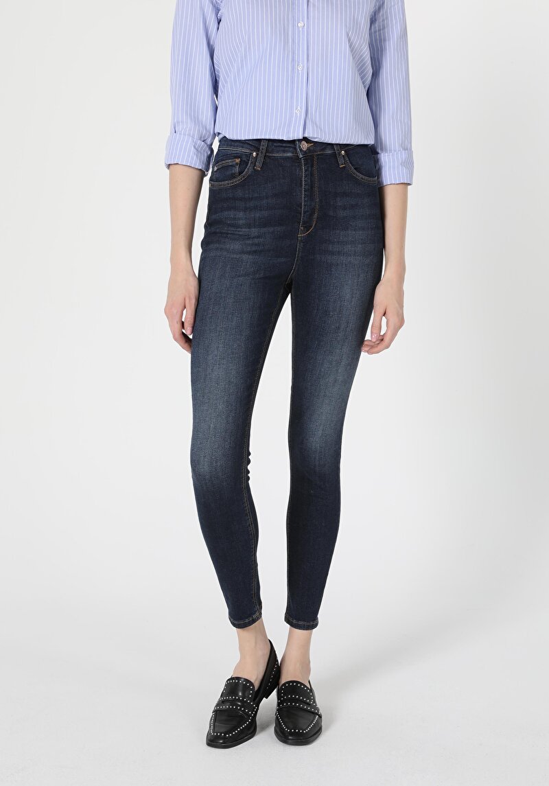 Показати інформацію про 760 Diana Джинси Жіночі  Супер Вузького Крою Cl1056573