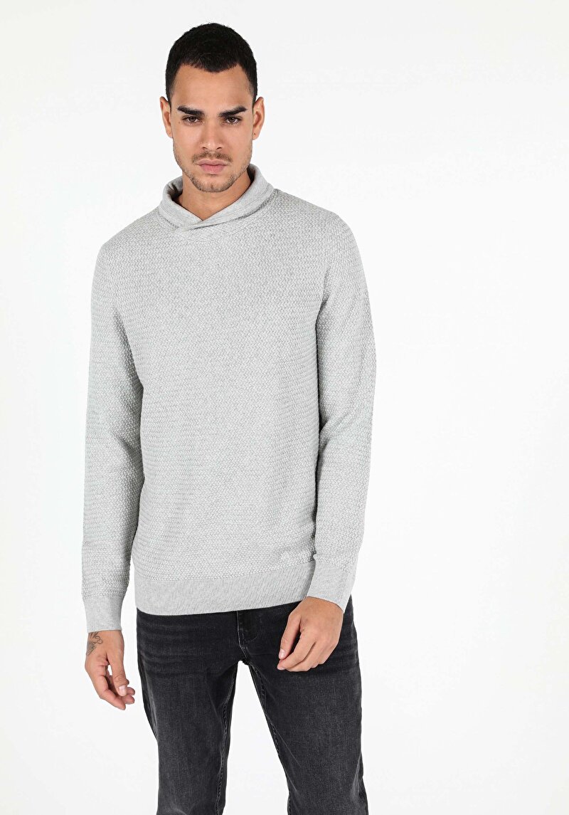 Зображення Светр Чоловічий Сірий  Cl1051638