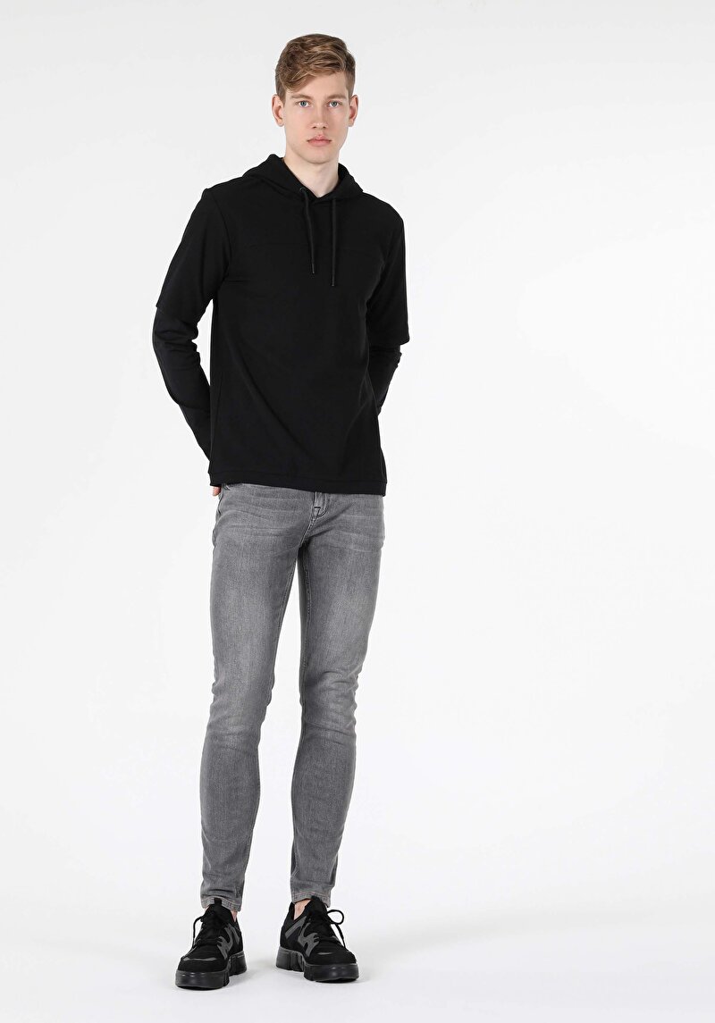 Показати інформацію про Футболка З Довгим Рукавом Чоловіча Чорна  Cl1056773