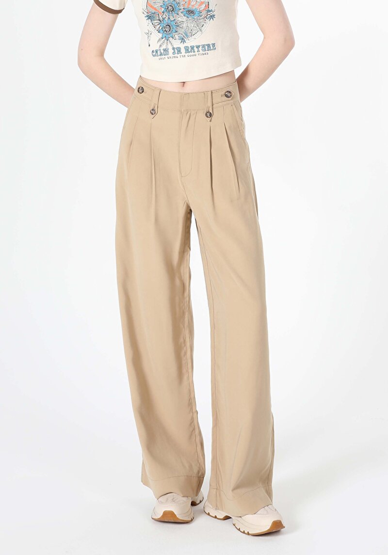 Показати інформацію про Брюки Жіночі Бежеві  Cl1059748