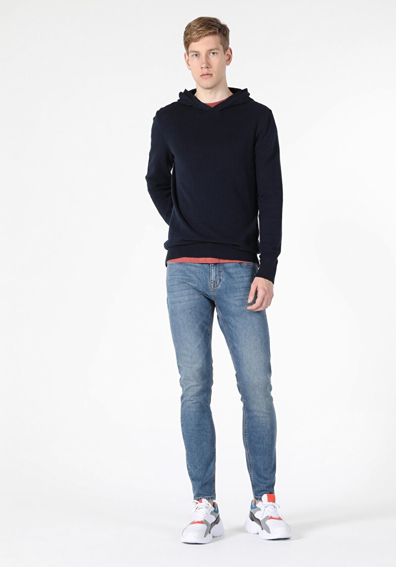 Показати інформацію про Светр Чоловічий Синій  Cl1056916