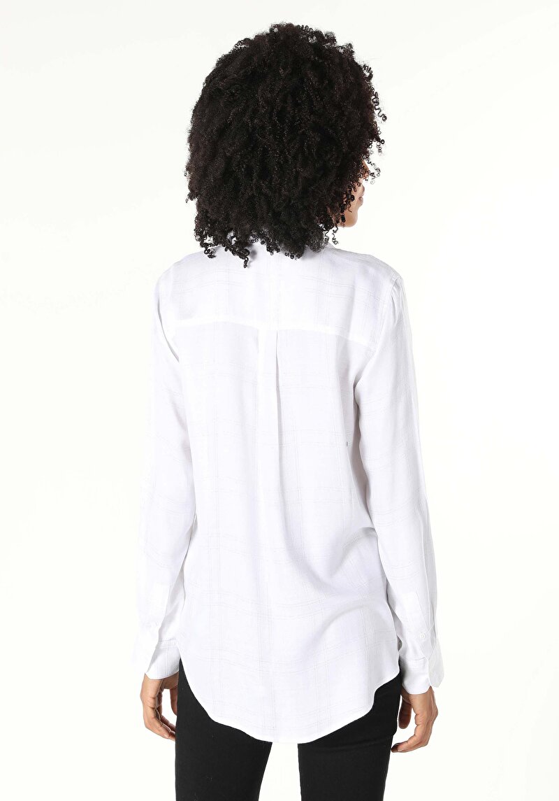 Показати інформацію про Сорочка З Довгим Рукавом Жіноча Біла  Cl1060006