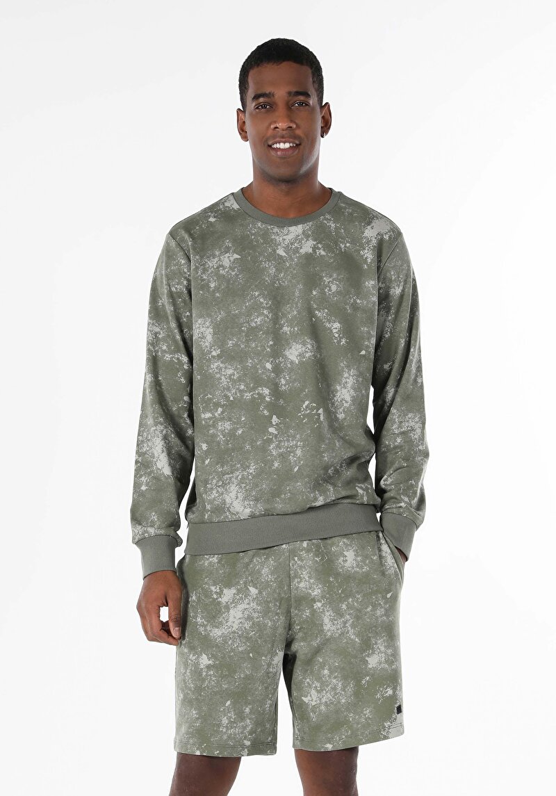 Показати інформацію про Толстовка Чоловіча Зелена  Cl1057067