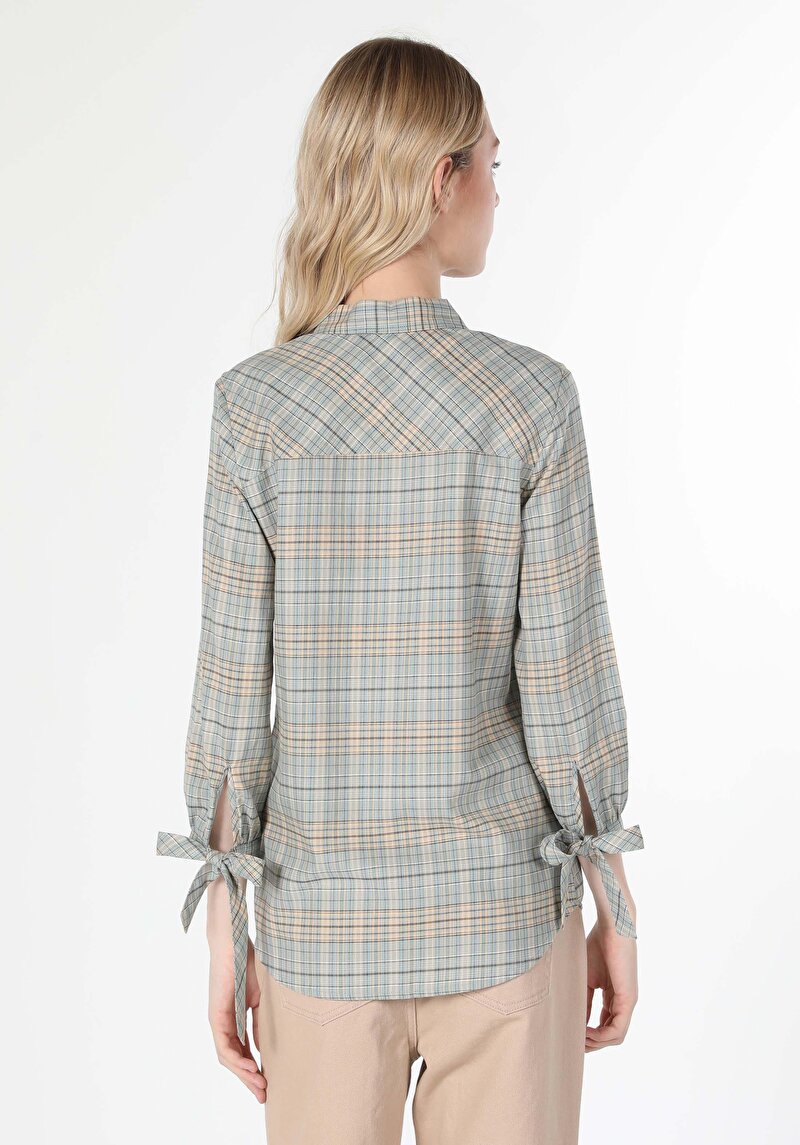 Показати інформацію про Сорочка З Довгим Рукавом Жіноча Зелена  Cl1060016