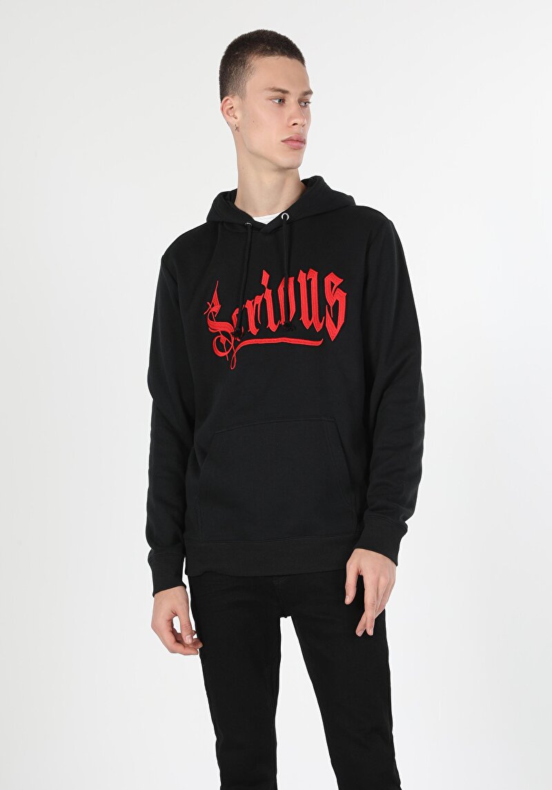 Показати інформацію про Толстовка Чоловіча Чорна  Cl1057131