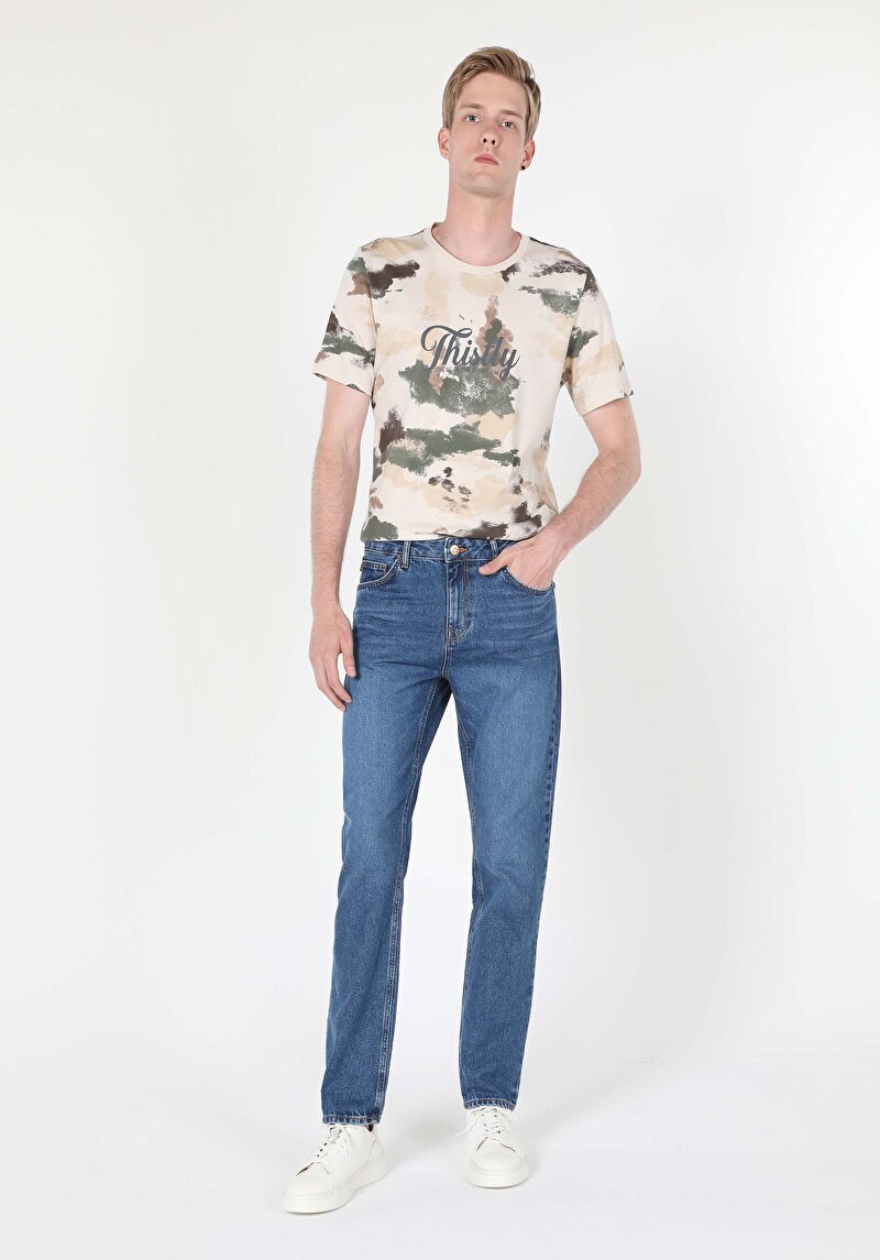 Зображення 045 David Джинси Чоловічі Блакитні Класичного Крою Cl1060135