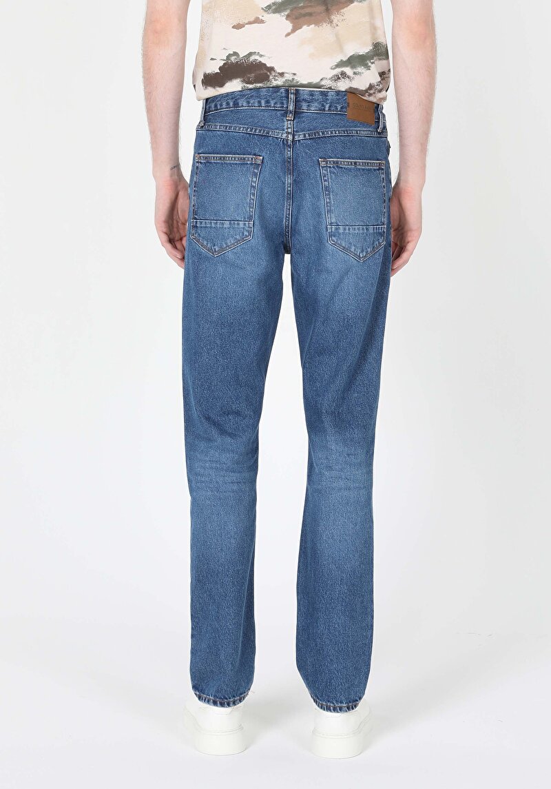 Зображення 045 David Джинси Чоловічі Блакитні Класичного Крою Cl1060135