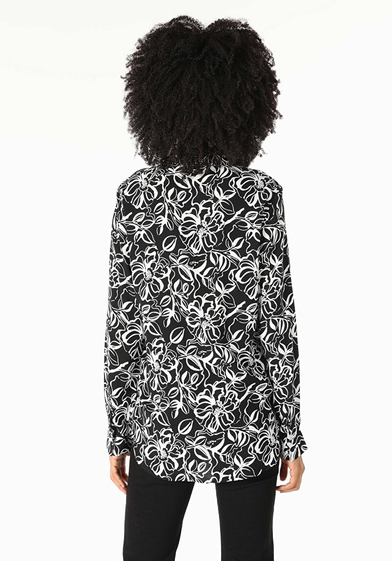 Зображення Сорочка З Довгим Рукавом Жіноча Чорна Cl1060142