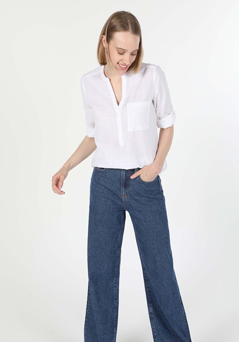 Зображення Сорочка З Довгим Рукавом Жіноча Біла Cl1060147