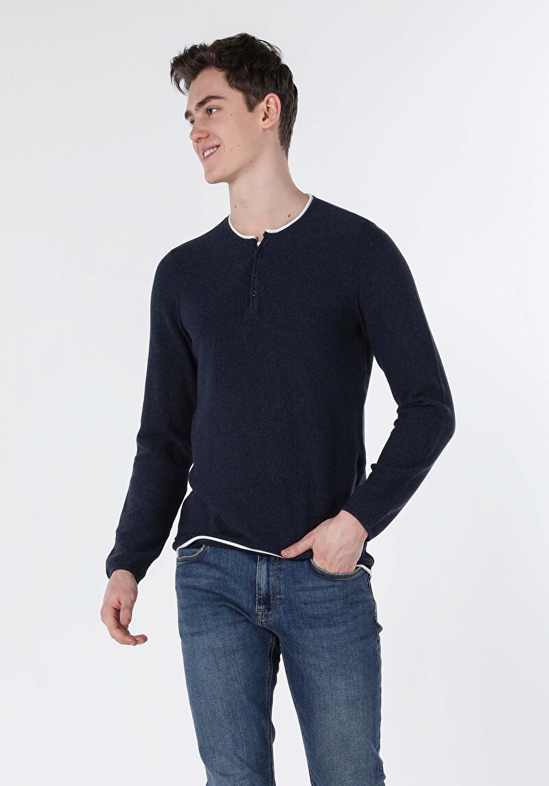 Показати інформацію про Светр Чоловічий Синій  Cl1057258