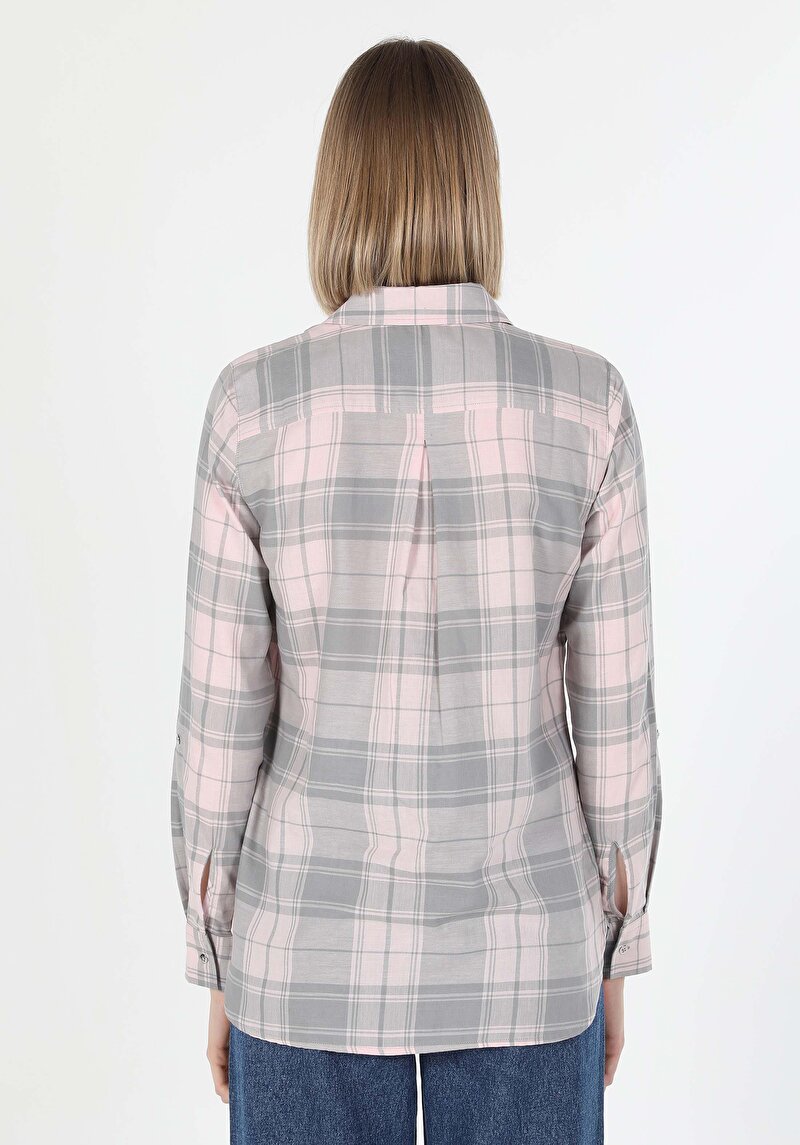 Показати інформацію про Сорочка З Довгим Рукавом Жіноча Сіра  Cl1060150